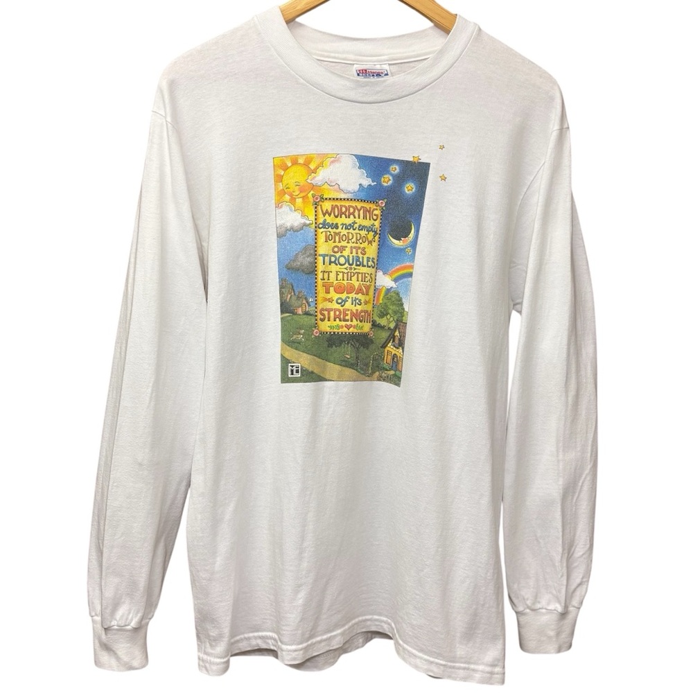 Mary Engelbreit 90s longsleeve tee, medium